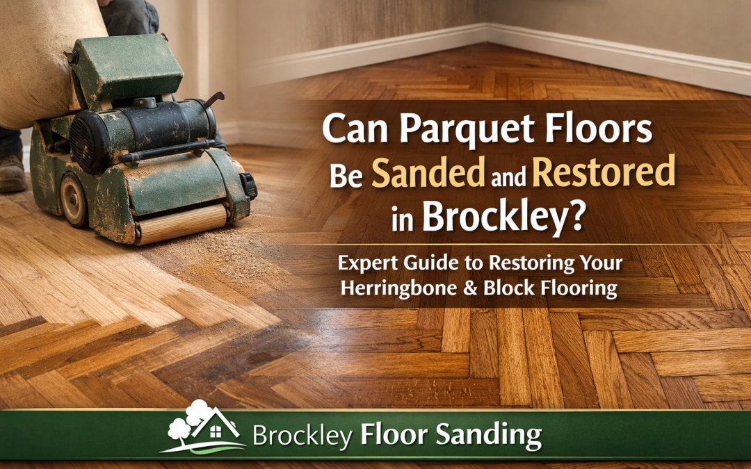 Can Parquet Floors Be Sanded and Restored in Brockley?